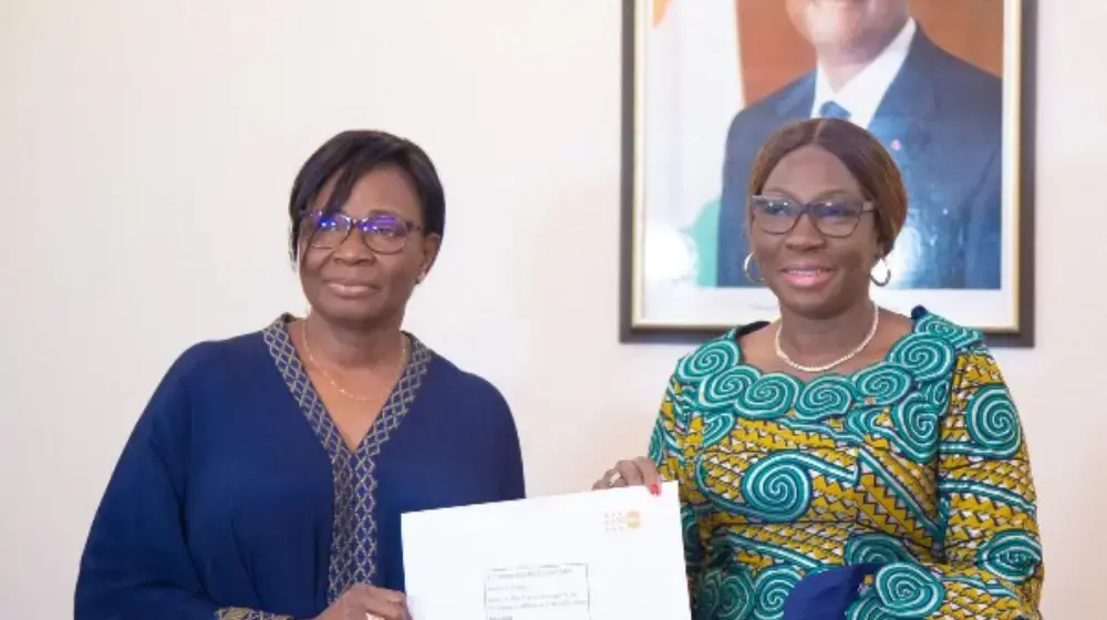 Coopération Côte d’Ivoire-UNFPA : La nouvelle représentante résidente de l’UNFPA en Côte d’Ivoire présente sa lettre d’accréditation