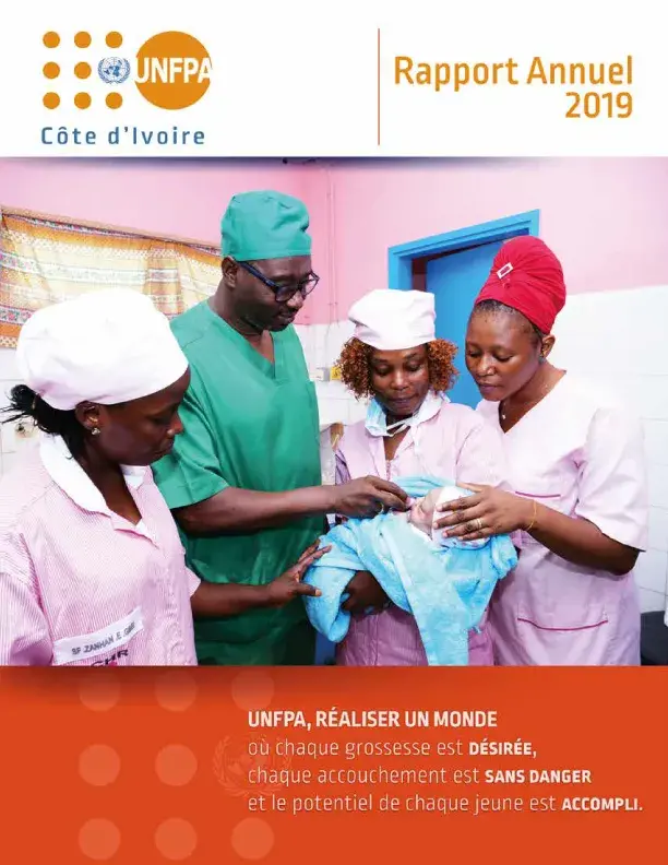 Rapport Annuel 2019 de l'UNFPA en Côte d'Ivoire